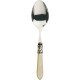 ALADDIN OLD SILVER-PLATED RING SALAD SERVING SPOON