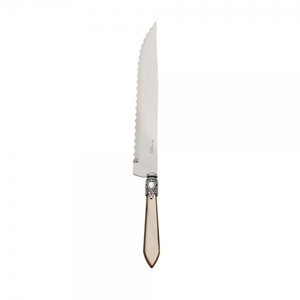 CUCHILLO OXFORD OLD SILVER-PLATED RING ROAST CARVING