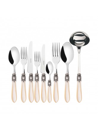 OXFORD OLD SILVER-PLATED RING CUTLERY SET 75